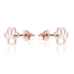 Nowość. kolczyki różowe łapki – super cena, wyjątkowy styl