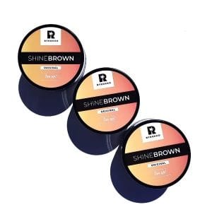 Nowość. shine brown 3x190ml krem do opalania w super cenie