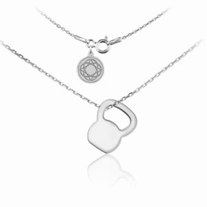 Srebrny naszyjnik move z kettlebell – nowość w super cenie