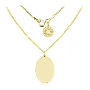 Nowość. srebrny naszyjnik z medalionem w super cenie