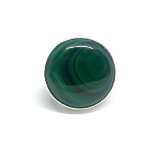 Nowość. pierścionek z malachitem w super cenie