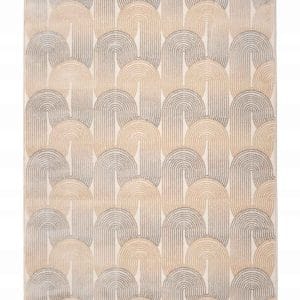 Nowość. boho dywan 67x120 cm szary-beżowy w super cenie