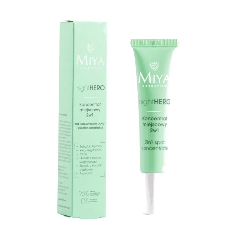 Nowość. koncentrat punktowy miya cosmetics w super cenie