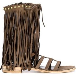 Nowość. Sandały fringe benefit stuart weitzman – super cena