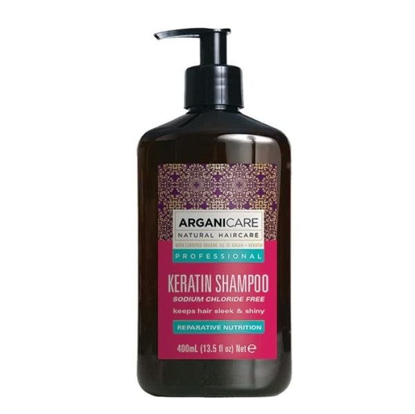 Arganicare Keratin Shampoo - Naturalny szampon z keratyną