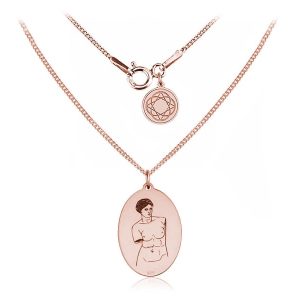 Nowość. srebrny medalion wenus z milo rose gold w super cenie