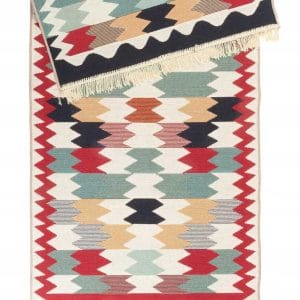 Nowość. Dwustronny dywan boho z frędzlami 220x160 super cena