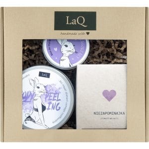Nowość. super cena: zestaw króliczka niezapominajka scrub & masło