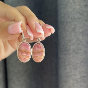 Nowość. kolczyki z rodochrozytem – super cena tylko teraz