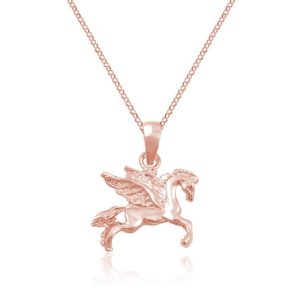Nowość. naszyjnik pegaz rose gold w super cenie