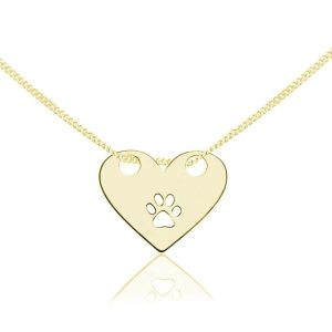 Nowość. naszyjnik z łapką 24k złocenie - hitowa cena