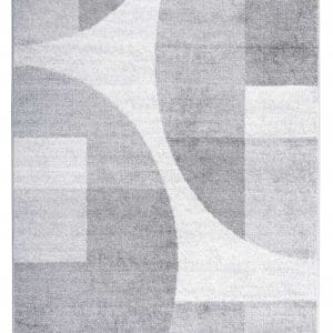 DYWAN 160 x 220 GEOMETRIA NIEBIESKO-SZARY JAKOŚĆ