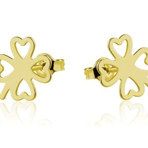 Nowość. Kolczyki szczęśliwe koniczynki w super cenie