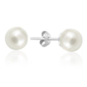 Nowość. kolczyki abigail s z perłą swarovski 8mm w super cenie