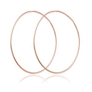 Nowość. Kolczyki koła 60mm rose gold - super cena