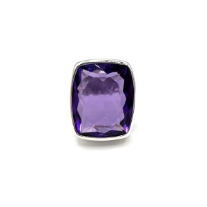 Nowość. pierścionek z ametystem w super cenie, rozmiar 9-12