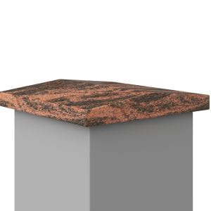 Nowość. dwuspadowy daszek granitowy multicolor red 3cm w super cenie