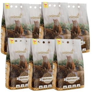 Nowość. super cena: naturalny żwirek lawendowy animax cats 56l/25kg