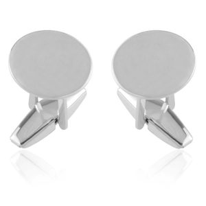 Nowość. srebrne spinki do mankietów koła 14mm w super cenie