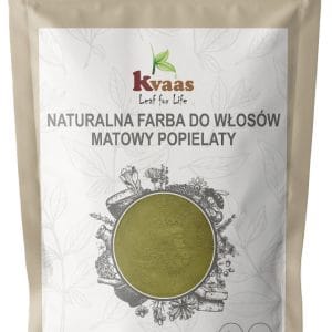 Kvaas matowy popiel naturalna henna do włosów 100g nowość. super cena