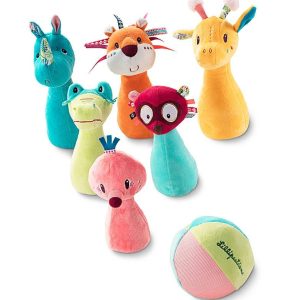 Nowość. kręgle dżungla lilliputiens z piłką-grzechotką w super cenie