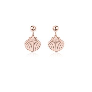 Nowość: kolczyki muszelki rose gold w super cenie