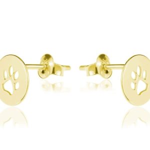 Nowość. super cena – kolczyki z motywem łapki psa lub kota