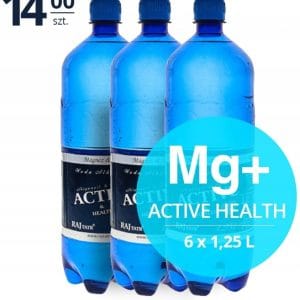 Nowość. super cena: aqua active magnez+potas 6x1,25l