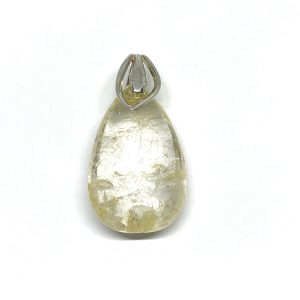 Nowość. wisiorek z kwarcem i złotym rutylem w super cenie