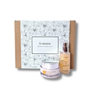 Nowość. super cena: dr.hedison glow set z witaminą c na przebarwienia