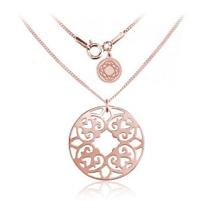 Nowość. naszyjnik rozeta camille rose gold w super cenie