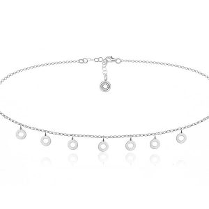 Nowość. choker z ringami – stylowy naszyjnik w super cenie