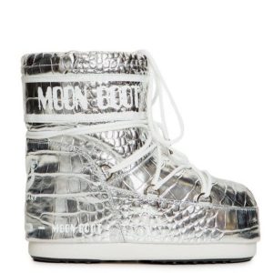 Moon Boot Classic Low Silver Croc – nowość w super cenie.