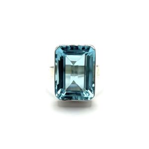 Nowość. pierścionek z topazem, regulowany, super cena