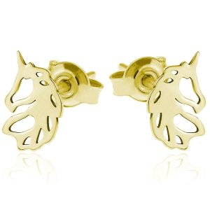 Nowość. srebrne kolczyki jednorożce w super cenie