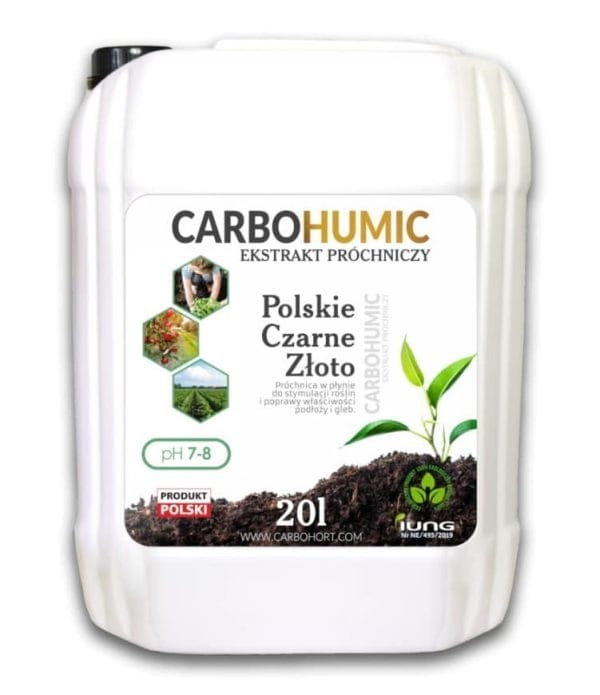 CARBOHUMIC 20L KWASY HUMUSOWE EKO NAWÓZ WĘGIEL PH 7-8