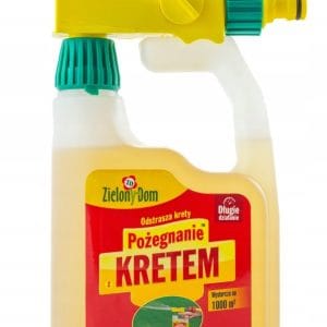Super cena. Nowość: eko odstraszacz na krety Pożegnanie z kretem 950ml