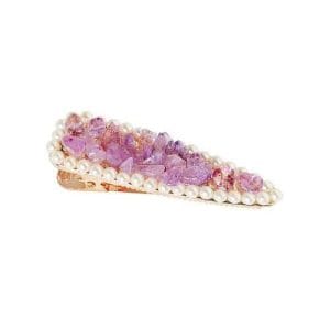 Nowość. Amethystowa spinka do włosów w super cenie