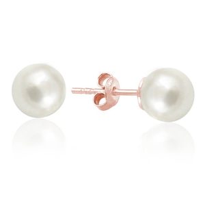 Nowość. kolczyki abigail s z perłą swarovski 8mm w super cenie