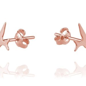 Nowość. kolczyki hailey rose gold – styl w super cenie