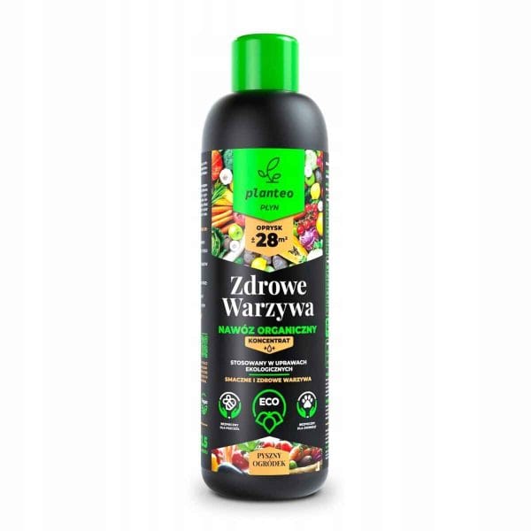 PLANTEO PŁYN NAWÓZ 1L ZDROWE WARZYWA ORGANICZNY BIO OGRÓD DO WARZYW WYDAJNY