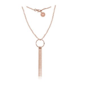 Nowość: naszyjnik regina koło z łańcuszkami rose gold w super cenie