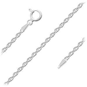 Nowość. srebrny naszyjnik corda cordino s w super cenie