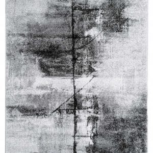 DYWAN 80 x 140 ABSTRAKCJA SZARY GRUBY JAKOŚĆ
