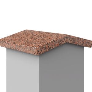 Daszek dwuspadzisty new balmoral red 2cm – nowość w super cenie