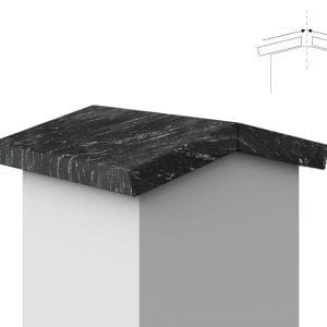 Nowość: daszek granitowy markino silver 3cm w super cenie