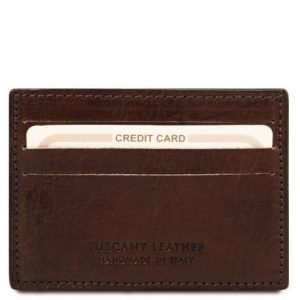 Nowość. skórzane etui na karty tuscany leather tl141011 super cena