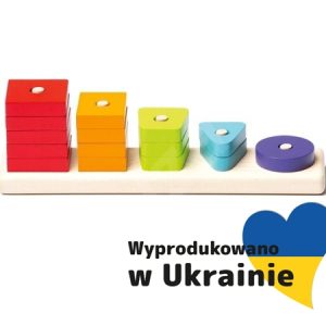 Cubika nowość: drewniany sorter prostokąty - super cena.