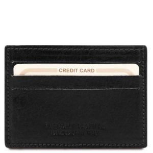 Nowość. Skórzane etui Tuscany Leather TL141011 czarne – super cena