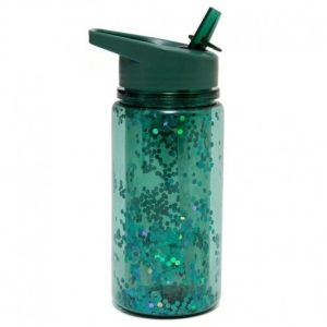 Nowość. super cena: bidon petit monkey glitter salie green z ustnikiem